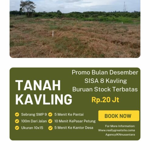 TANAH KAVLING BULAN DSEMBER