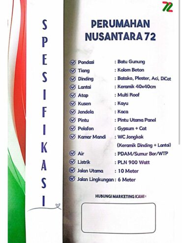 PERUMAHAN NUSANTARA 72